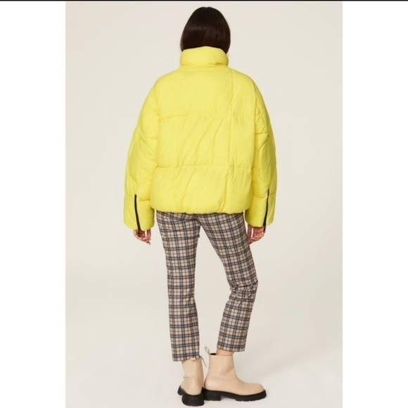Baum Und Pferdgarten Brooks Yellow Chic Puffer Jacket Coat - Picture 3 of 16